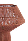 Table lamp 36x57 cm FUGIA jute brick red