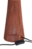 Table lamp 36x57 cm FUGIA jute brick red