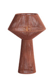 Table lamp 36x57 cm FUGIA jute brick red