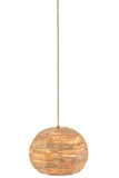 Hanging Lamp Ball Banana Leaf Natural Medium