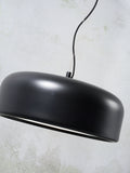 Hanging lamp aluminum Marseille round dia.48 -5xh.17 -5cm - black