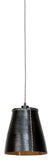 Hanging lamp Amazon recycled tire/single shade h.26xdia.26cm black - L