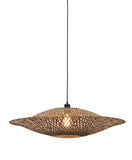 Hanging lamp Bali bamboo horiz. 87x20cm black/natural - L