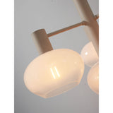 Hanging lamp Bologna 4-arm - c.gradient milk white