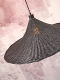 Hängelampe Borabora Rattan Ø70xH.20cm L - Schwarz