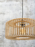 Hanging lamp Bromo bamboo round dia.40x18cm natural - S