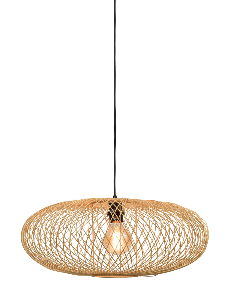 Hanging lamp Cango bamboo ellipse dia.60x25cm natural