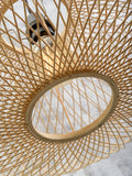 Hanging lamp Cango bamboo ellipse dia.60x25cm natural