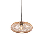 Hanging lamp Cango bamboo ellipse S dia.40x20cm - natural