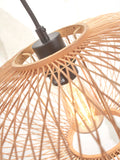 Hanging lamp Cango bamboo ellipse S dia.40x20cm - natural