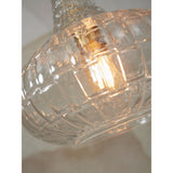 Hanging lamp glass Venice drop - clear