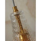 Hanging lamp glass Venice drop - clear