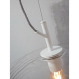 Hanging lamp glass Verona ribbed - clear