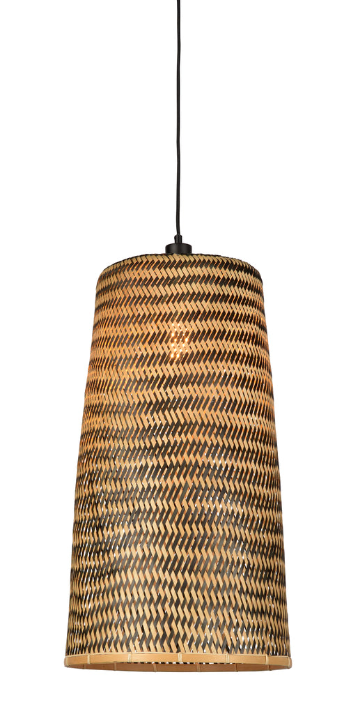 Hanging lamp Kalimantan bamboo/tapered dia.37xh.66cm - L