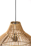 Hanging lamp 40x41,5 cm PACINO rattan dark brown