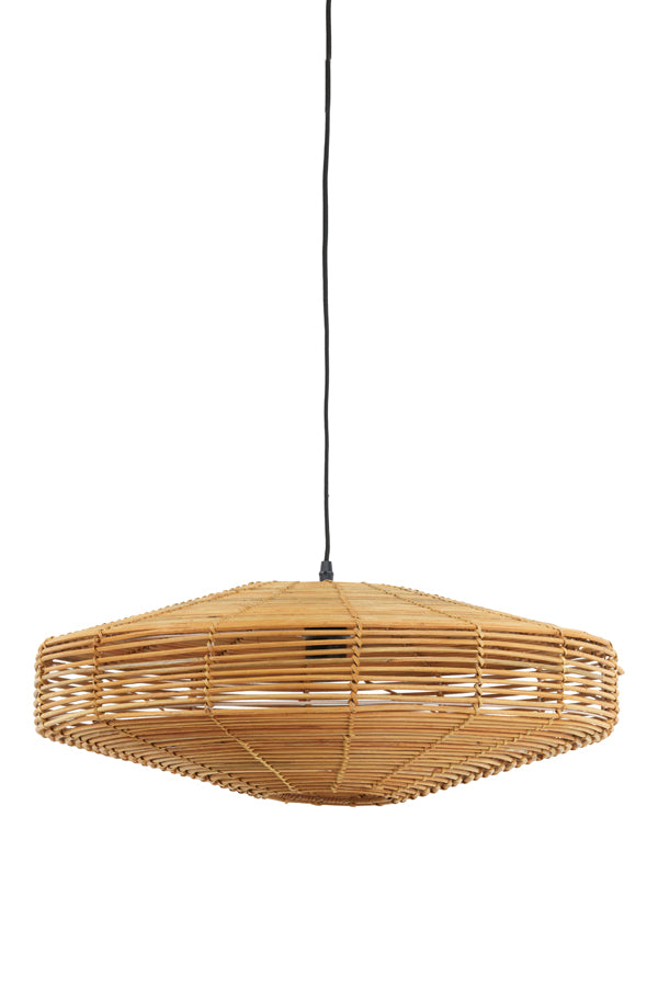 Hängelampe 51x21 cm MATAKA Rattan natur