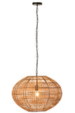 Hanging Lamp Rattan/Metal Brown/Black