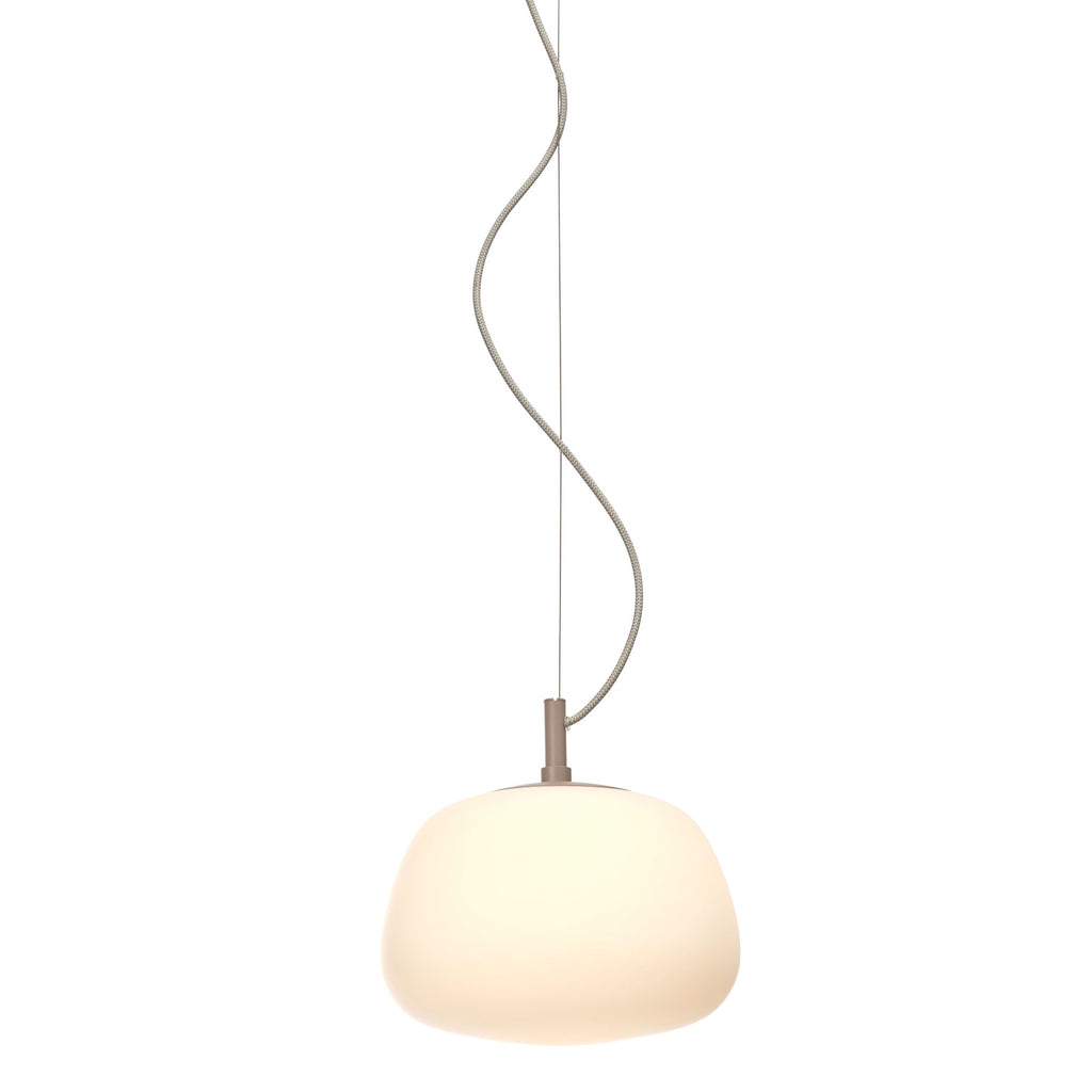 Hanging lamp Sapporo white/sand - S