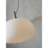 Hanging lamp Sapporo white/sand - S