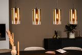 Hanglamp. 4-lichts. H850 goud