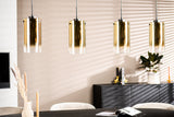 Hanglamp. 4-lichts. H850 goud