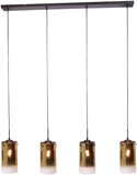 Hanglamp. 4-lichts. H850 goud