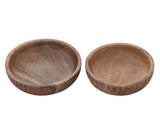 Sophia - Holzschale 2er Set - Mangoholz - ø15/17cm H4cm