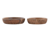 Sophia - Holzschale 2er Set - Mangoholz - ø15/17cm H4cm