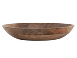 Isabella - schalen - natuurlijk hout - rond - ø25 o. 30cm H6cm