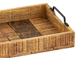 Eva - Tablett - Holz - Mangoholz - 46x31cm (2er-Set)