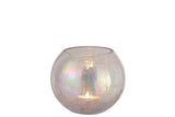 Hurricane Light Ball Craquelure Glass Pearl Effect Purple Large