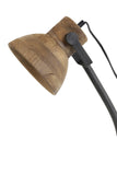 Desk lamp 30x18x64 cm IMBERT wood brown+matt black