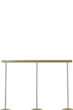 Hanging lamp 3L 120x33x25 cm JAICEY matt gold