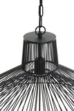 Hanging lamp 65x37 cm KASPER matt black