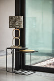 Side table S/2 40x40x51+46x31x57 cm LAJA ant copper+bronze