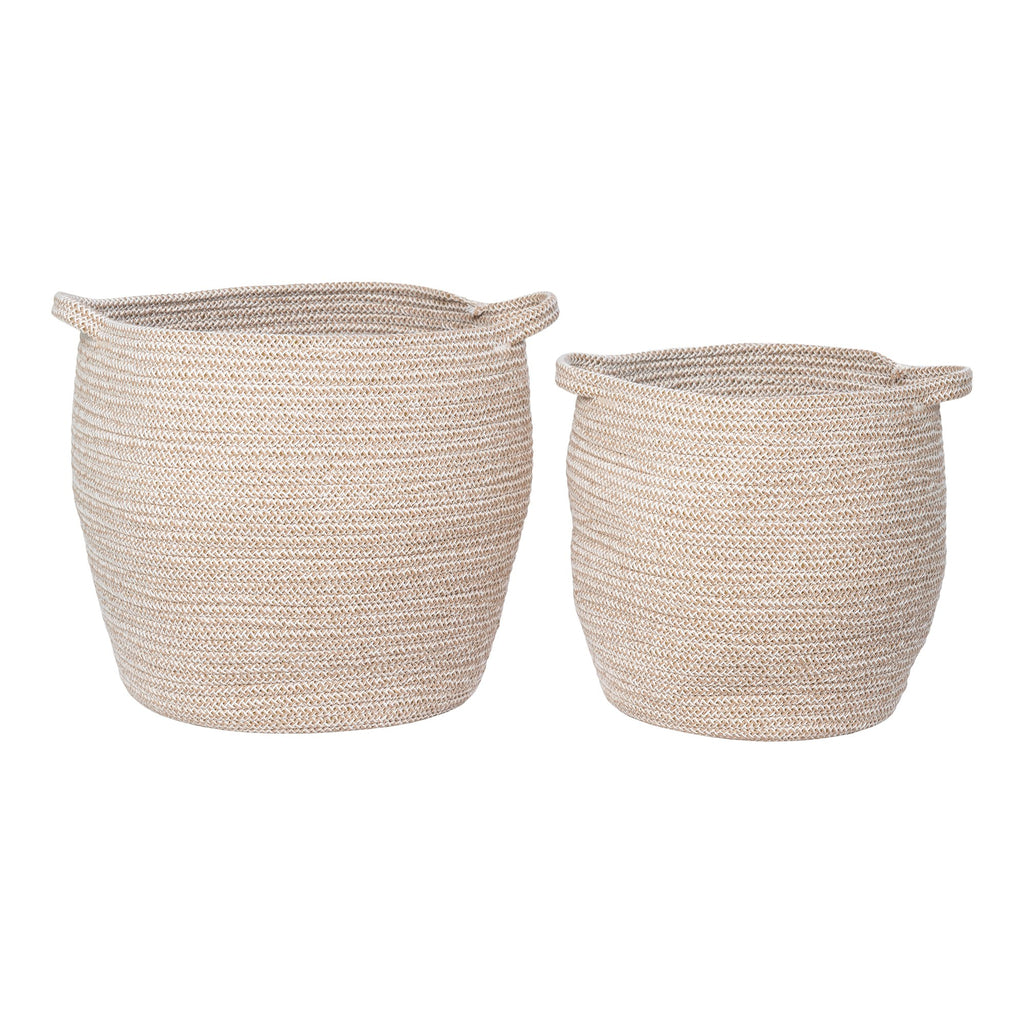 Elin - Körbe - Baumwolle - Beige - 2er-Set