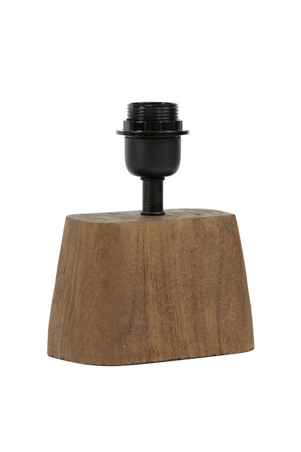 Lamp base 16x10x21 cm KARDAN wood matt brown