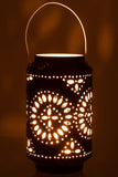 Lantern High Perforated Iron Black