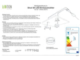 Joseph - Einbaustrahler - Warmweiß - nachhaltige Materialien - 3,4W 12V