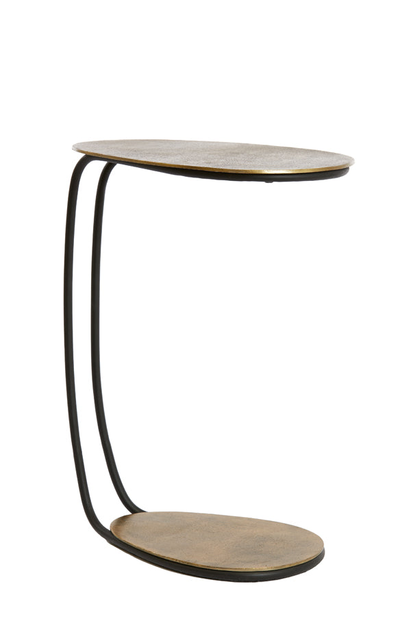 Beistelltisch 43x27x53 cm MARSH antike Bronze