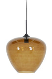 Hanging lamp 40x34 cm MAYSON glass brown+black