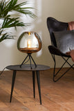 Table lamp 30x43 cm MAYSON smoked glass+matt black