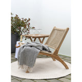 Taylor - Menorca rug - zand - 100% gerecycled plastic - Ø120 cm