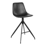 Harris - Monaco Counter Chair - PU - zwart - 45x45x100 cm