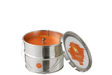 Outdoors Candle Paint Ikoko Pot Metal/Wax Orange Small 50H