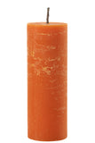 Outdoor Candle Pillar Paraffin Orange Extra Large-50Hours