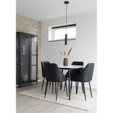 Williams - Hanglamp - zwart - staal - 30x30x150 cm