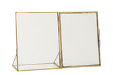 Photoframe Jewel Metal/Glass Gold Large