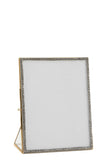 Photoframe Jewel Metal/Glass Gold Large