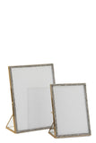 Photoframe Jewel Metal/Glass Gold Large